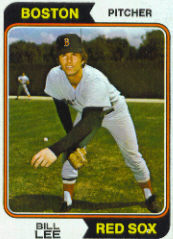 1974 Topps Baseball Cards      118     Bill Lee